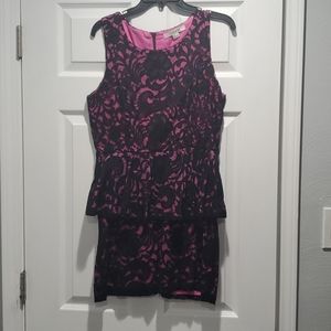 Forever 21 lace peplum dress.